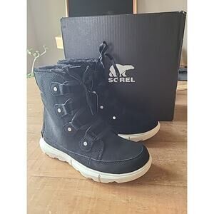 Sorel Womens 6 Explorer Next Joan Boot Waterproof‎ Insulated Leather Black